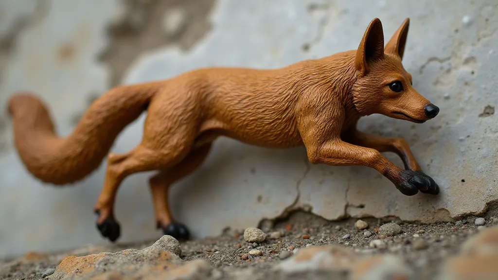 American hat pin with a fox design