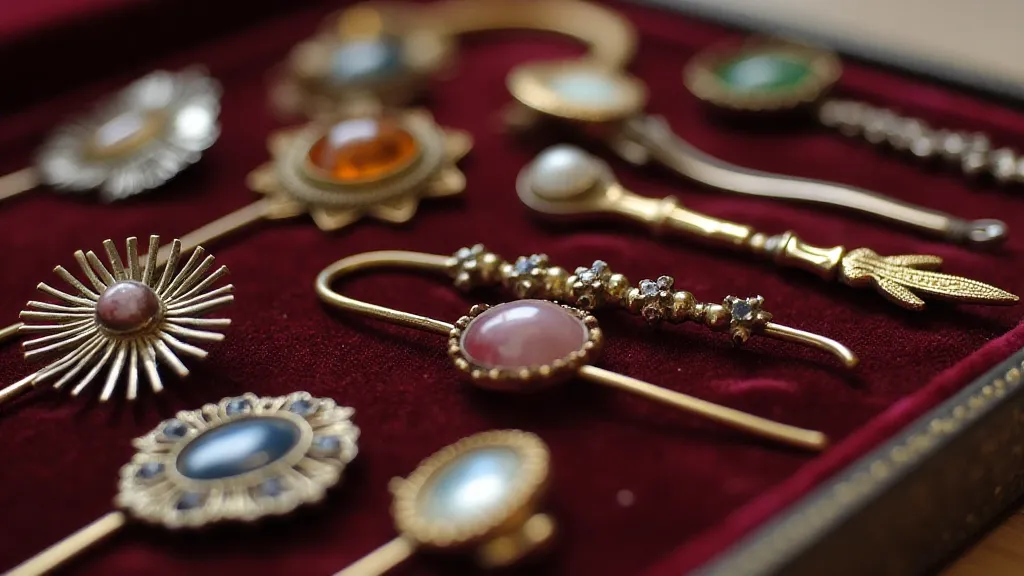 Collection of antique hat pins