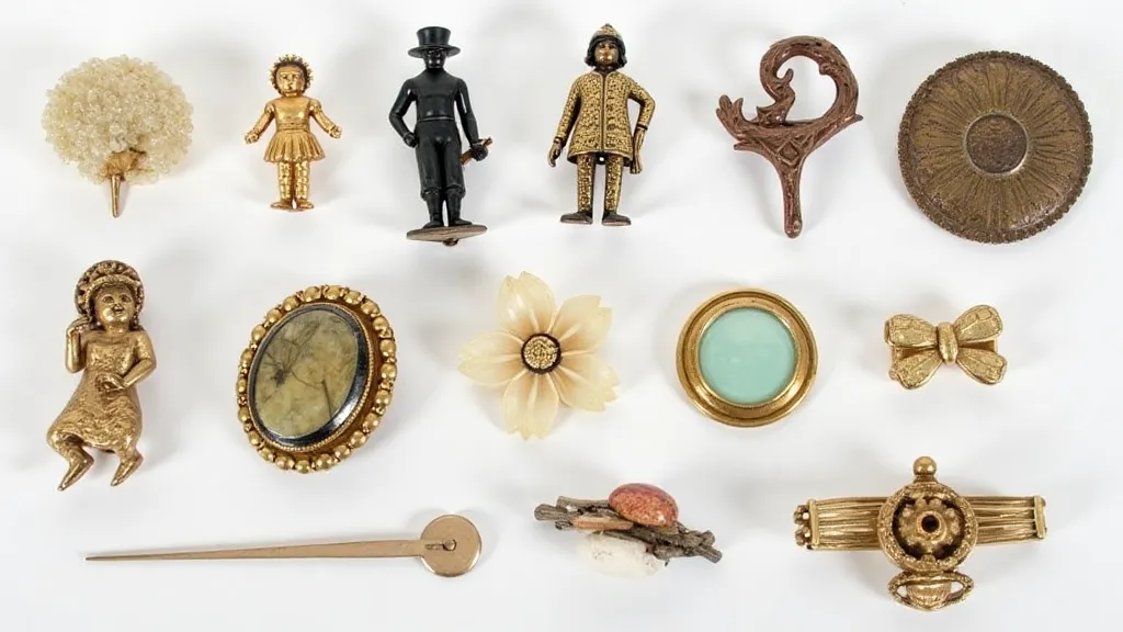 Collection of antique hat pins